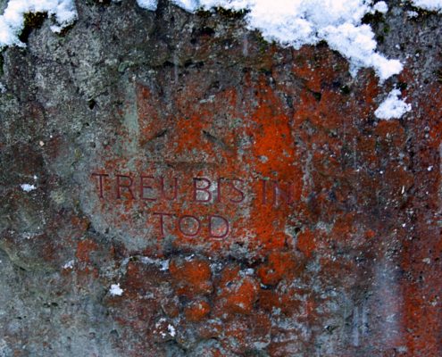 Grabinschrift Waldfriedhof